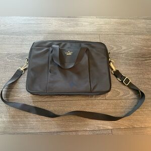 Black Kate Spade Laptop Bag with Shoulder Strap